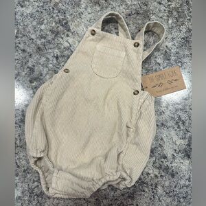 NWT Simple Folk corduroy romper tan beige size 18-24 months BRAND NEW